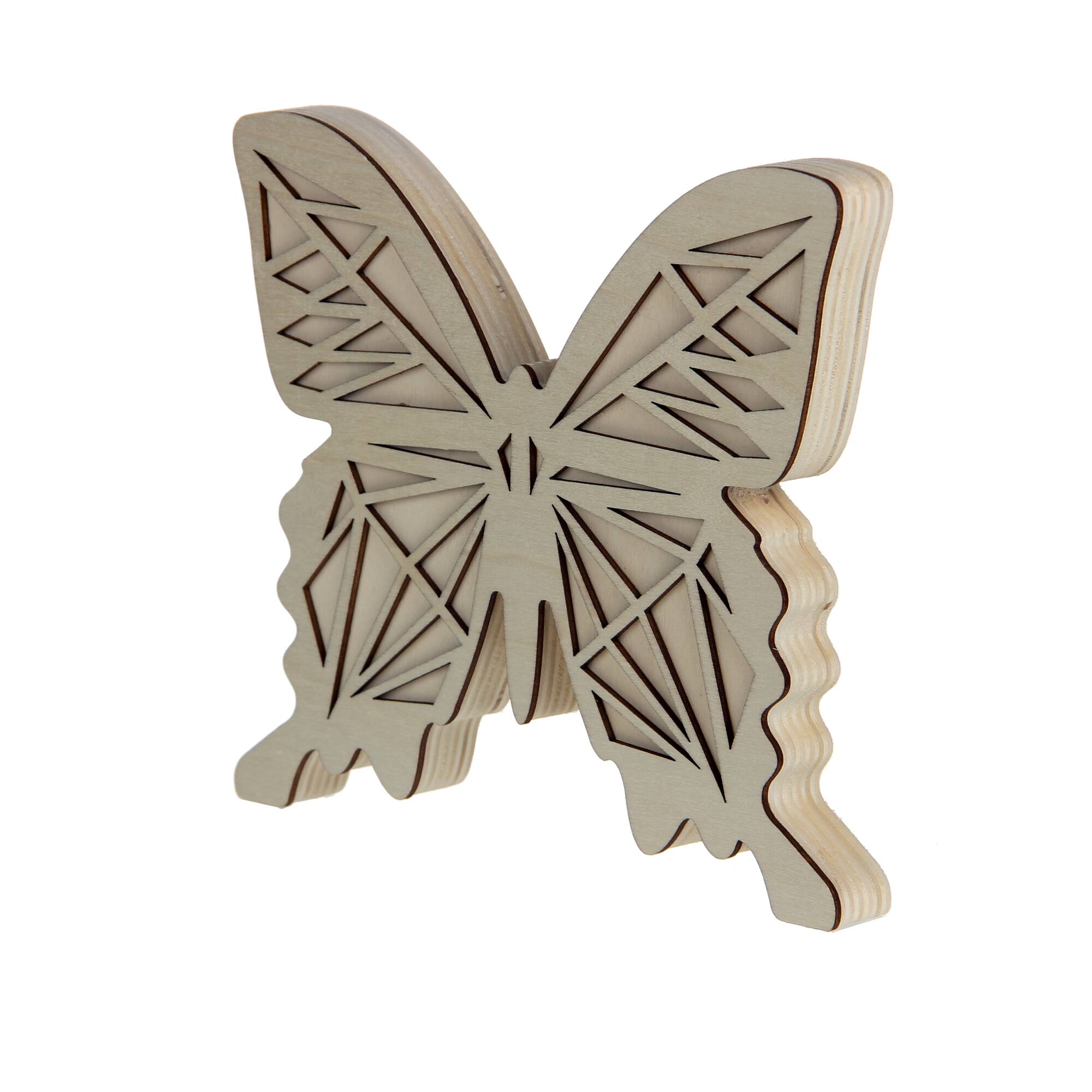 Jonathan Adler x Michaels 7.75" Geometric Butterfly DIY Wood Décor